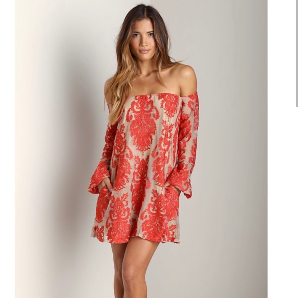 For Love & Lemons Precioso Mini Dress Embroidered